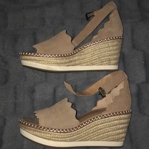 Crown Vintage Daffodil Espadrille Wedge Sandal